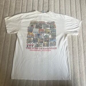 VTG 2003 Savannah Georgia Pub Collection t-shirt Size M Retro Summer Party